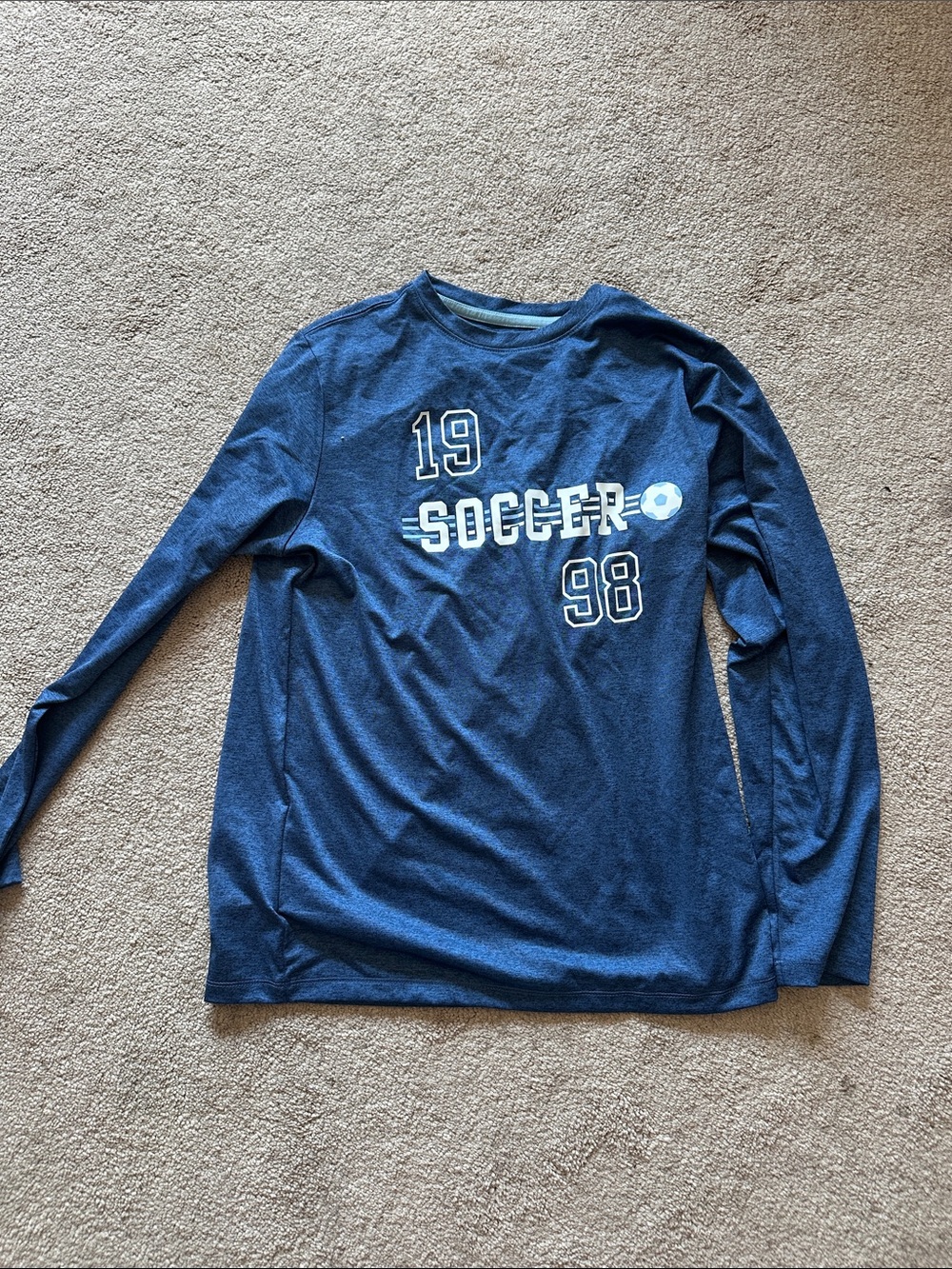 Vineyard Vines Navy Blue Soccer Long-Sleeve Tee